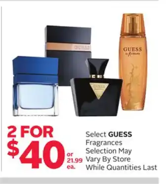 Rexall Select GUESS Fragrances offer