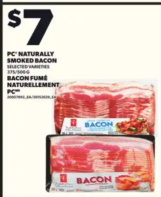 Independent City Market BACON FUMÉ NATURELLEMENT PCMD, 375/500 G offer