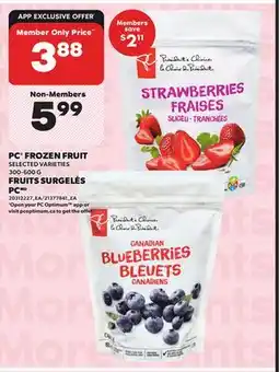 Independent City Market PC FROZEN FRUIT, 300-600 G offer