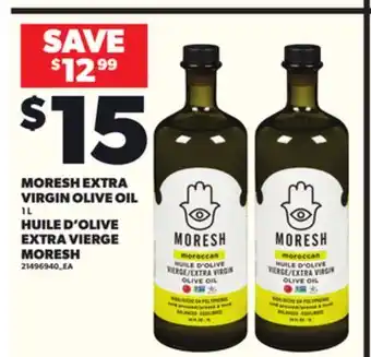 Independent City Market MORESH EXTRA VIRGIN OLIVE OIL, 1 L offer