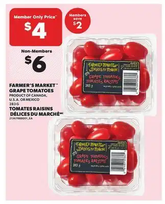 Independent City Market FARMER'S MARKET GRAPE TOMATOES, 283 G offer