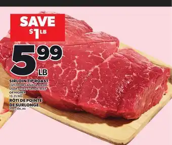 Independent City Market SIRLOIN TIP ROAST offer