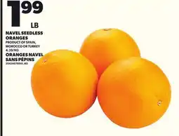 Independent City Market NAVEL SEEDLESS ORANGES offer