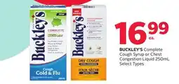 Rexall BUCKLEY'S Complete Cough Syrup or Chest Congestion Liquid offer