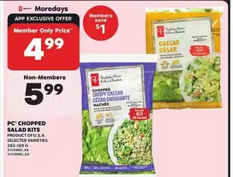 Independent City Market PC CHOPPED SALAD KITS, 282-369 G offer