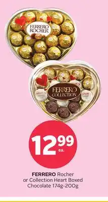 Rexall FERRERO Rocher or Collection Heart Boxed Chocolate offer