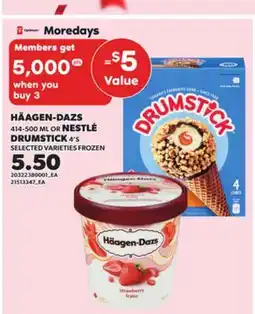 Independent City Market HÄAGEN-DAZS 414-500 ML OR NESTLÉ DRUMSTICK 4'S offer