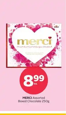 Rexall MERCI Assorted Boxed Chocolate offer