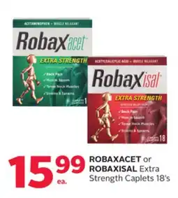 Rexall ROBAXACET or ROBAXISAL Extra Strength Caplets offer