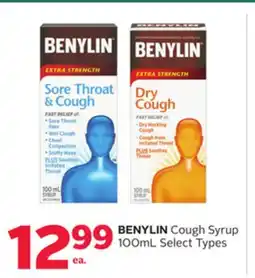 Rexall BENYLIN Cough Syrup offer