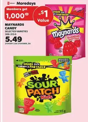 Independent City Market MAYNARDS CANDY, 308-315 G offer