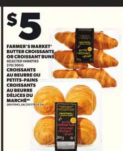 Independent City Market CROISSANTS AU BEURRE OU PETITS-PAINS CROISSANTS AU BEURRE DÉLICES DU MARCHÉMC, 270/300 G offer