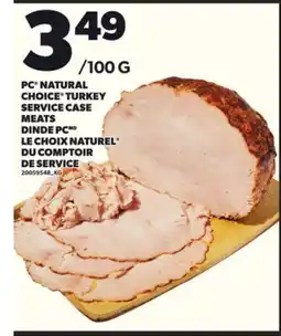 Independent City Market PC NATURAL CHOICE TURKEY SERVICE CASE MEATS offer