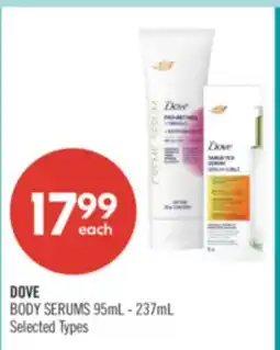 Shoppers Drug Mart DOVE BODY SERUMS offer