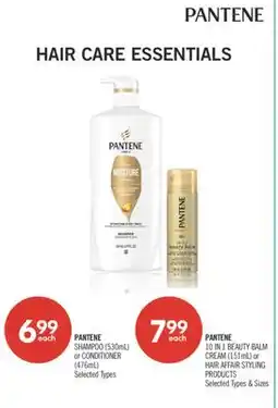 Shoppers Drug Mart PANTENE SHAMPOO (530mL) or CONDITIONER (476mL) offer