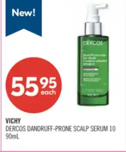 Shoppers Drug Mart VICHY DERCOS DANDRUFF-PRONE SCALP SERUM 10 offer