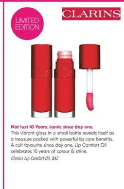 Shoppers Drug Mart Clarins Lip Comfort Oil offer