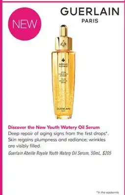 Shoppers Drug Mart GUERLAIN PARIS Discover the New Youth Watery Oil Serum offer