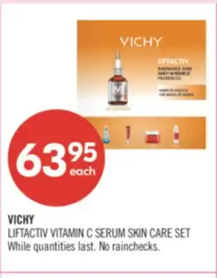 Shoppers Drug Mart VICHY LIFTACTIV VITAMIN C SERUM SKIN CARE SET offer