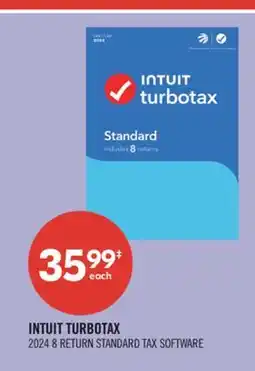 Shoppers Drug Mart INTUIT TURBOTAX 2024 8 RETURN STANDARD TAX SOFTWARE offer