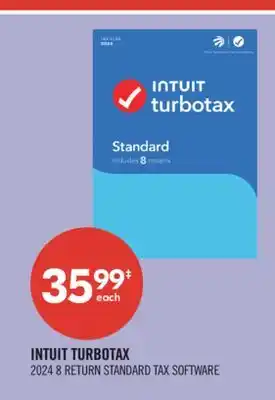 Shoppers Drug Mart INTUIT TURBOTAX 2024 8 RETURN STANDARD TAX SOFTWARE offer