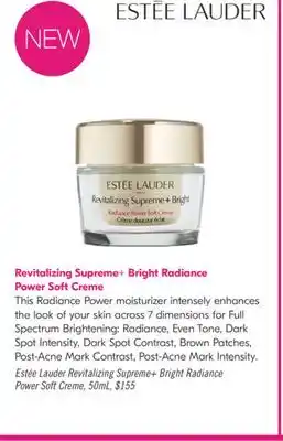 Shoppers Drug Mart Estée Lauder Revitalizing Supreme+ Bright Radiance Power Soft Creme offer