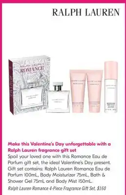 Shoppers Drug Mart Ralph Lauren Romance 4 Piece Gift Set offer