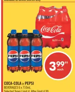 Shoppers Drug Mart COCA-COLA or PEPSI BEVERAGES offer