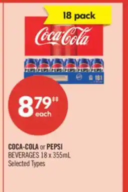 Shoppers Drug Mart COCA-COLA or PEPSI BEVERAGES offer