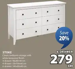 JYSK STOKE Classic bedroom storage offer