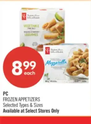 Shoppers Drug Mart PC FROZEN APPETIZERS offer