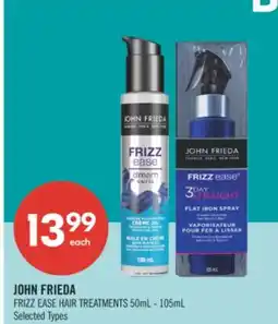 Shoppers Drug Mart JOHN FRIEDA FRIZZ EASE HAIR TREATMENTS offer