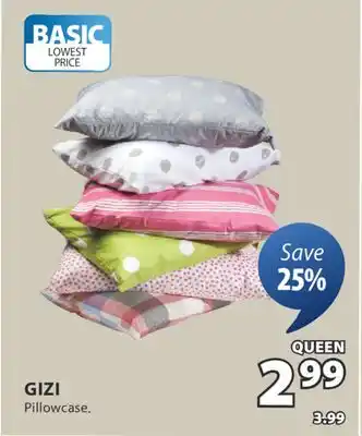 JYSK GIZI Pillowcase offer