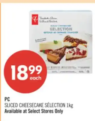 Shoppers Drug Mart PC SLICED CHEESECAKE SÉLECTION offer