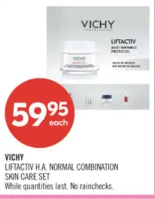 Shoppers Drug Mart VICHY LIFTACTIV H.A. NORMAL COMBINATION SKIN CARE SET offer