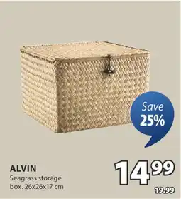 JYSK ALVIN Seagrass storage box offer