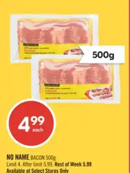 Shoppers Drug Mart NO NAME BACON offer