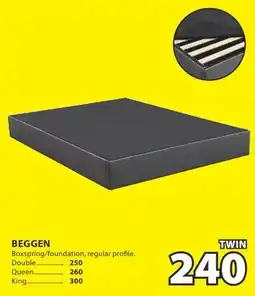 JYSK BEGGEN Boxspring offer