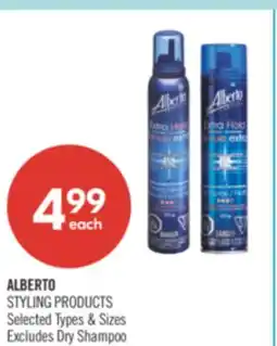 Shoppers Drug Mart ALBERTO STYLING PRODUCTS offer