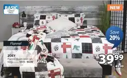 JYSK ZOEY Flannel duvet cover set offer