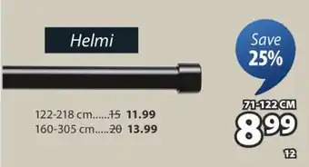 JYSK Helmi Sheer curtain panel offer