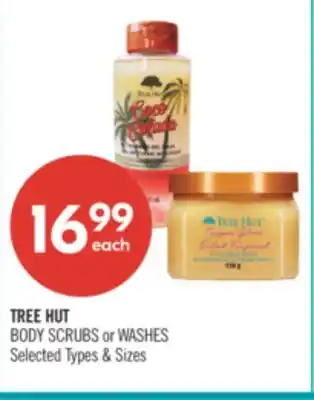 Shoppers Drug Mart TREE HUT BODY SCRUBS or WASHES offer