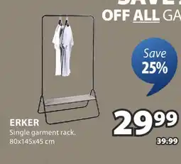 JYSK ERKER Single garment rack offer