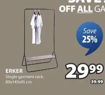 JYSK ERKER Single garment rack offer