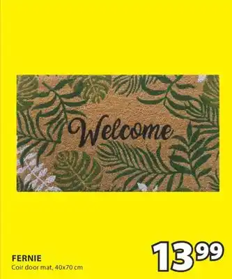 JYSK FERNIE Coir door mat offer