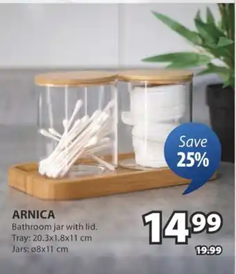 JYSK ARNICA Bathroom jar with lid offer