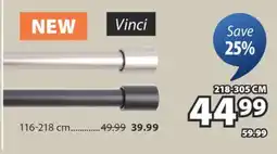 JYSK Vinci Single Curtain Rod Kit offer