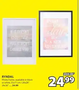 JYSK RYNDAL Photo frame offer