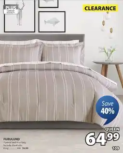 JYSK FURULUND 7-piece bed-in-a-bag offer