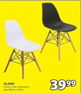 JYSK OLAND Dining chair offer